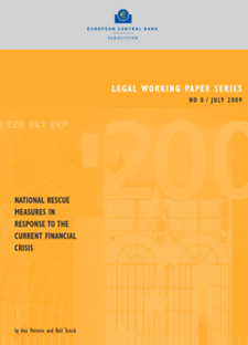 National Rescue Measures in response to the current financial crisis